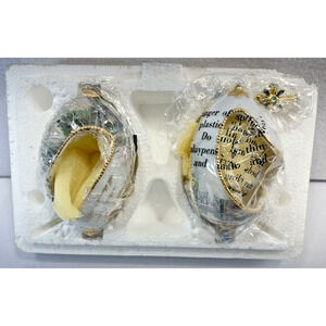 Thomas Kinkade Glorious Blessings Heirloom Porcelain ornaments Faith Believe